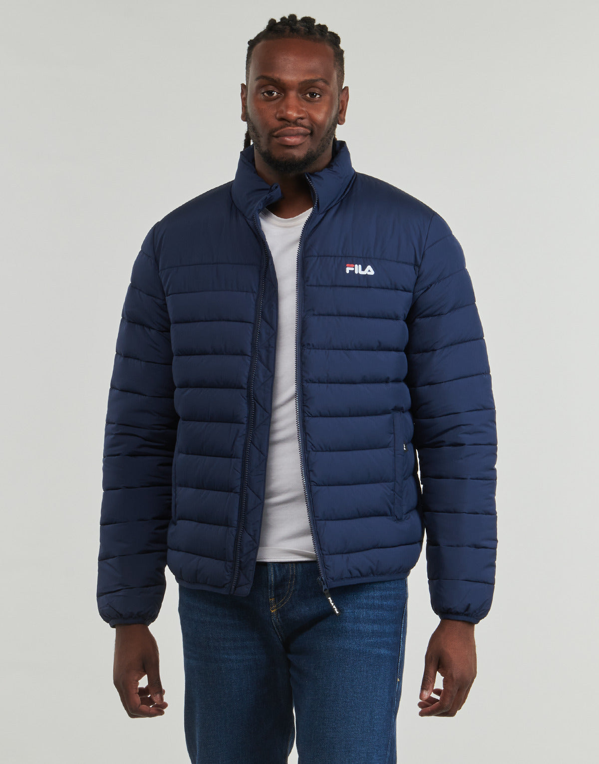 Piumino Uomo Fila  BUTZBACH LIGHT PADDED JACKET  Marine