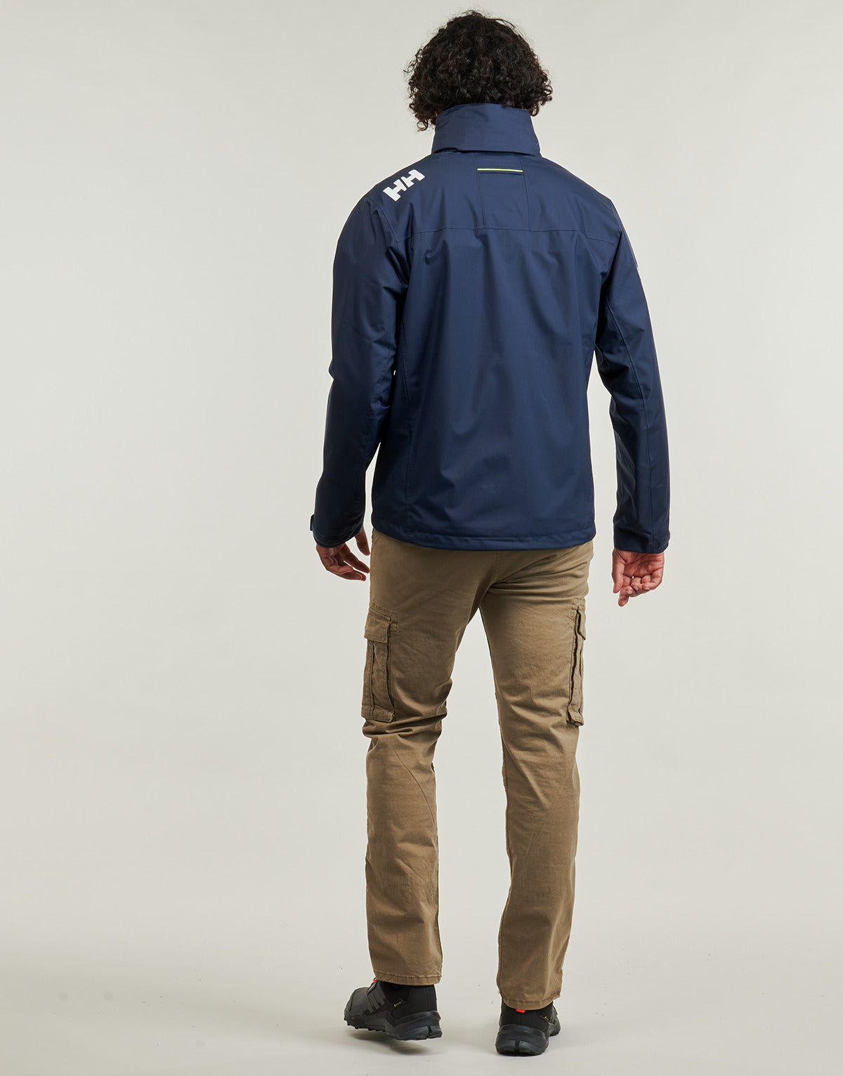 Giubbotto Uomo Helly Hansen CREW HOODED MIDLAYER JACKET 2 Marine