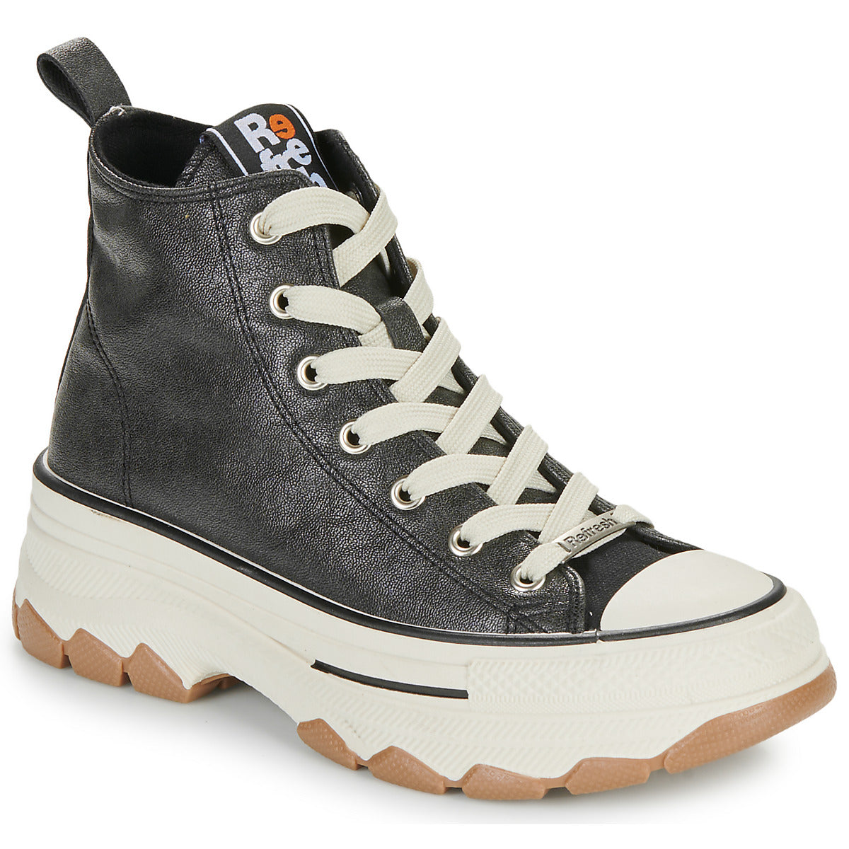 Sneakers alte Donna Refresh 172318-BLACK Nero