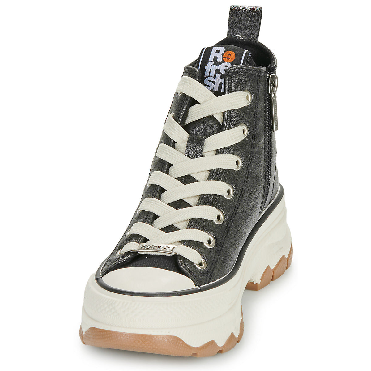 Sneakers alte Donna Refresh 172318-BLACK Nero