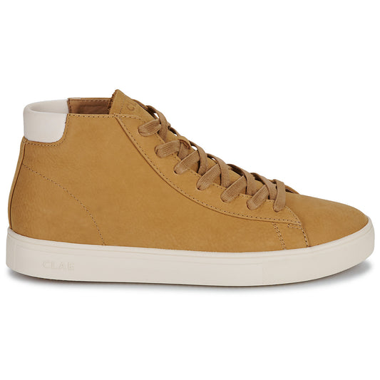 Sneakers alte Uomo Clae  BRADLEY MID  Marrone