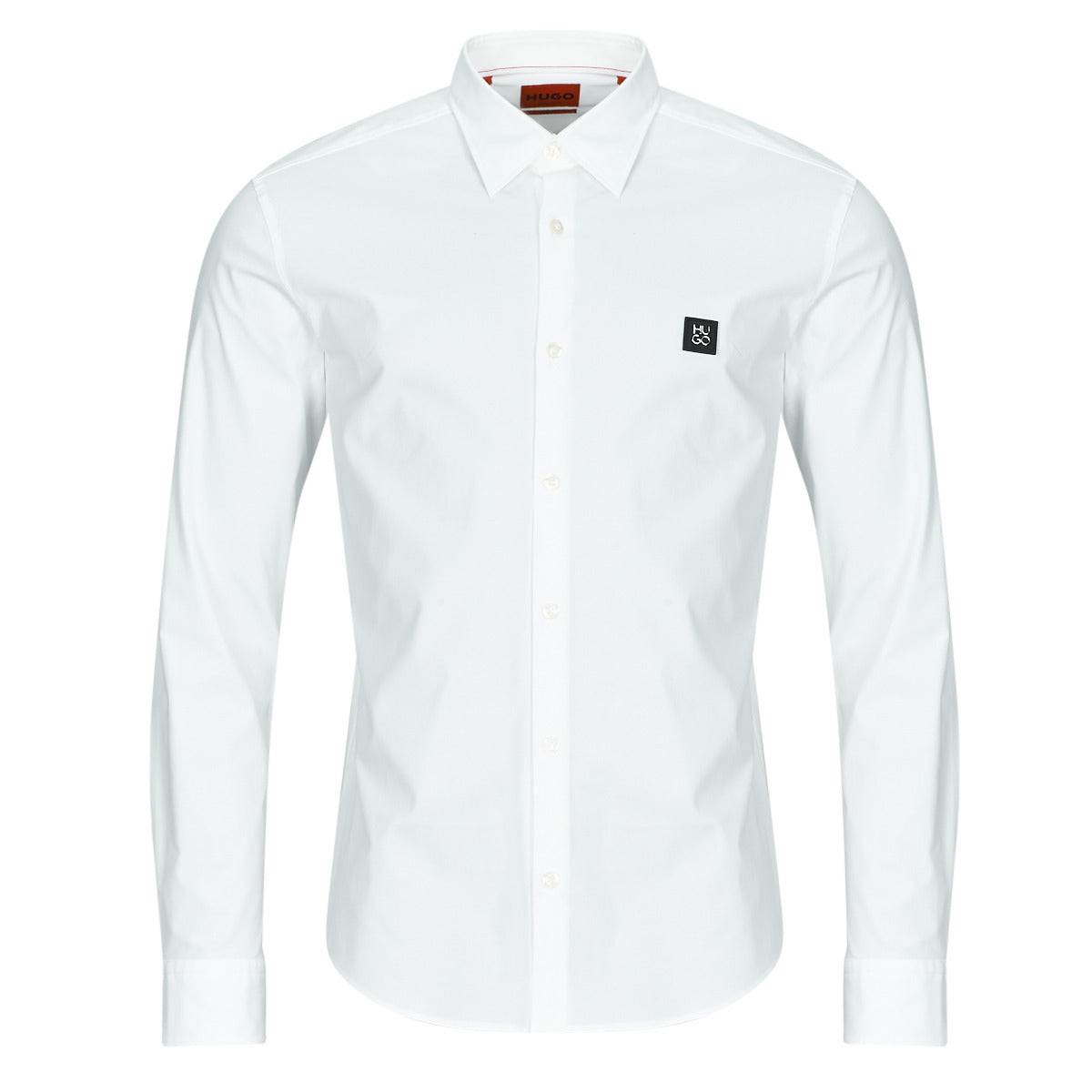 Camicia a maniche lunghe Uomo HUGO Ermo Bianco