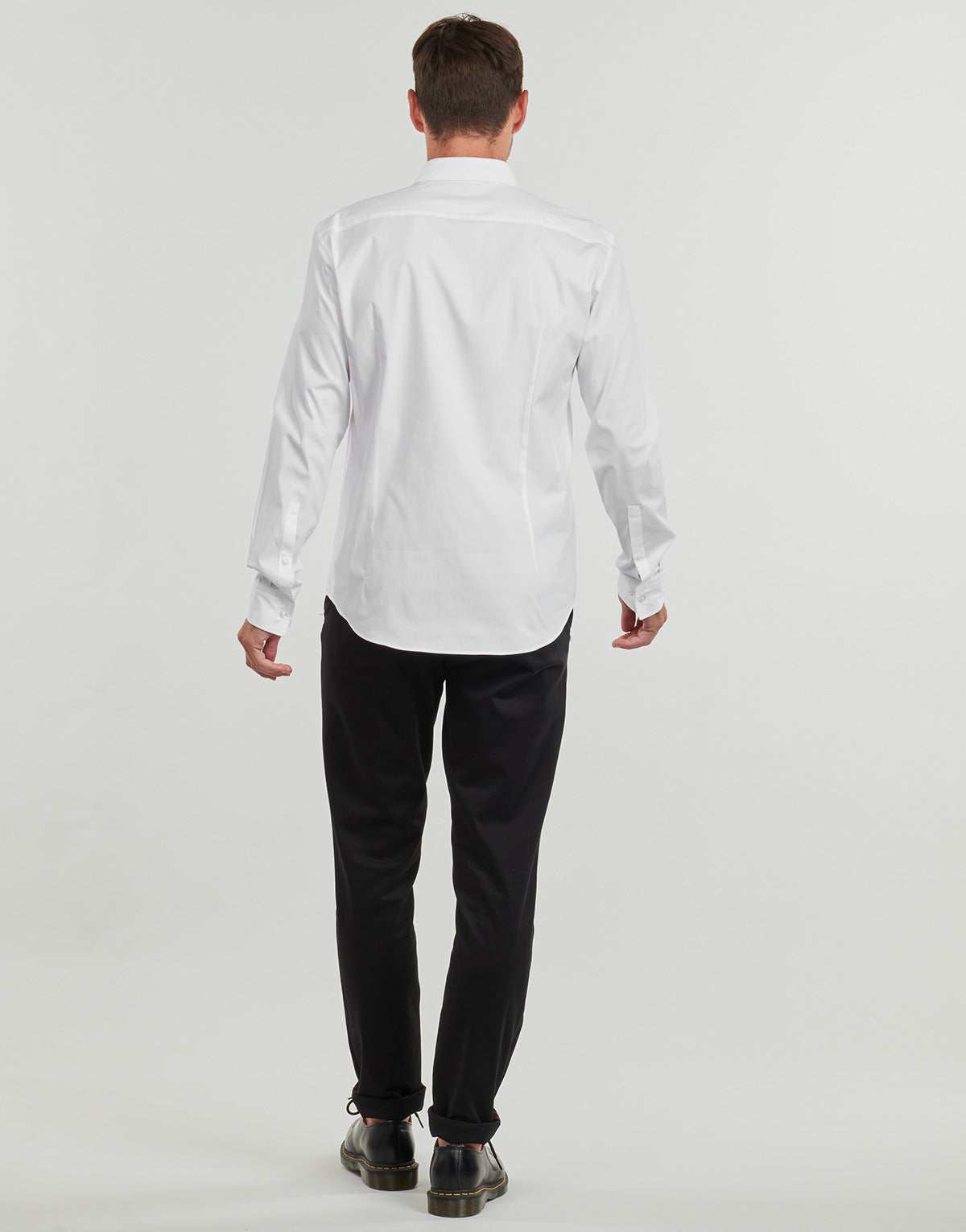 Camicia a maniche lunghe Uomo HUGO Ermo Bianco