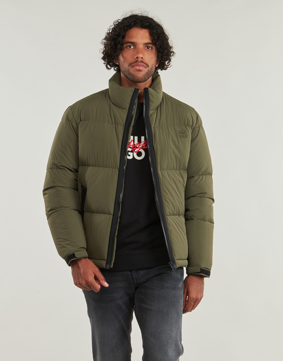 Piumino Uomo HUGO Biron2441 Kaki