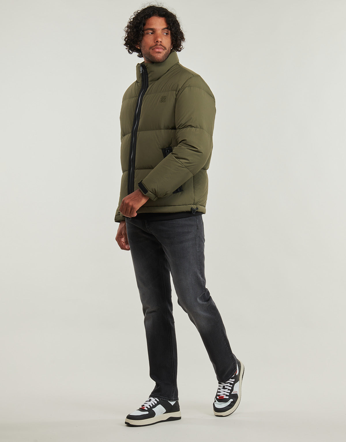 Piumino Uomo HUGO Biron2441 Kaki