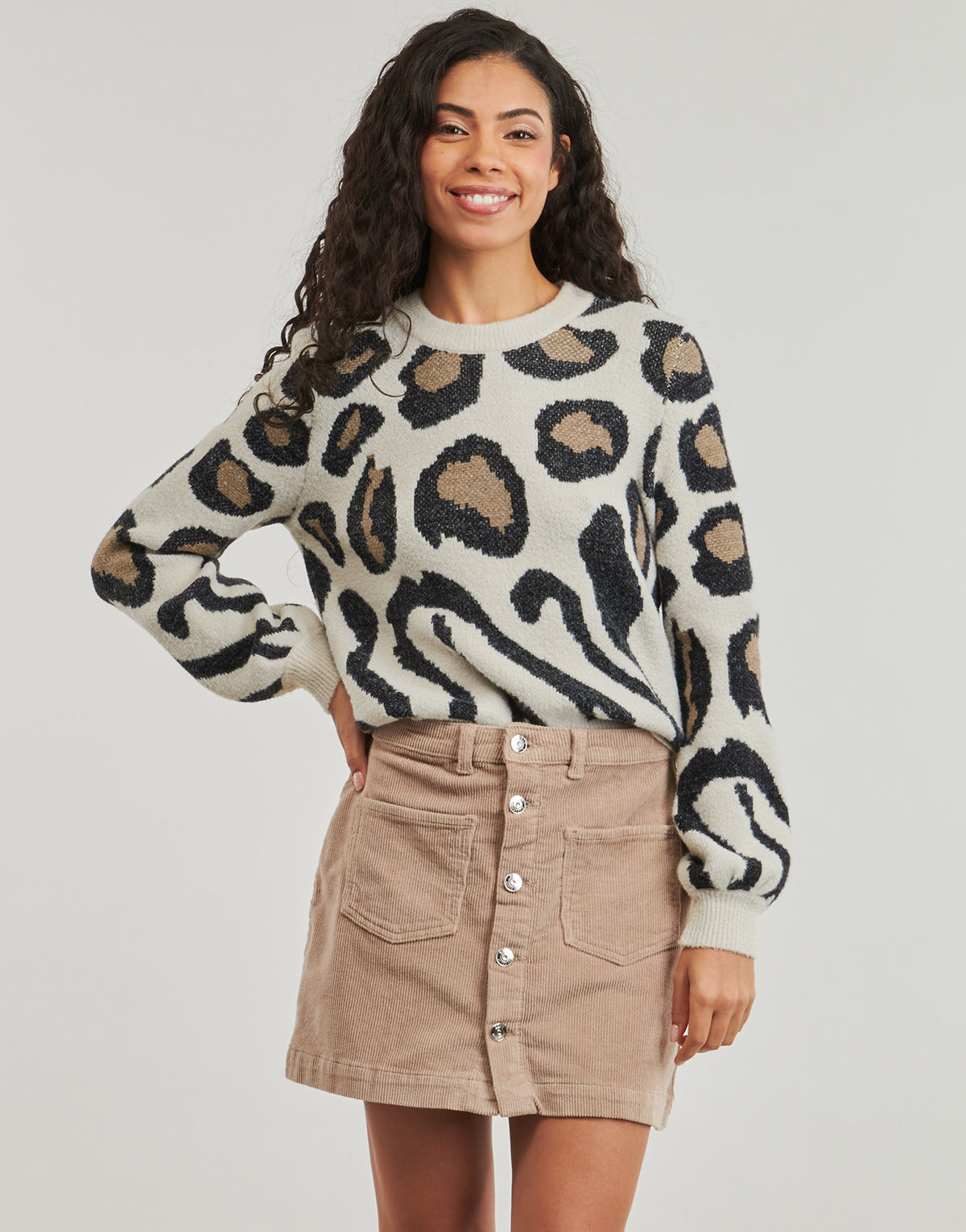 Maglione Donna JDY JDYLORRAINE Beige