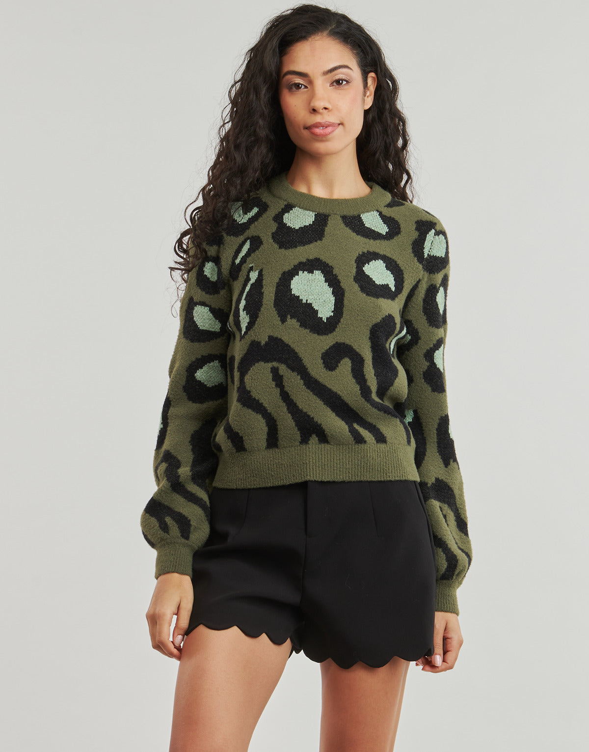 Maglione Donna JDY JDYLORRAINE Kaki