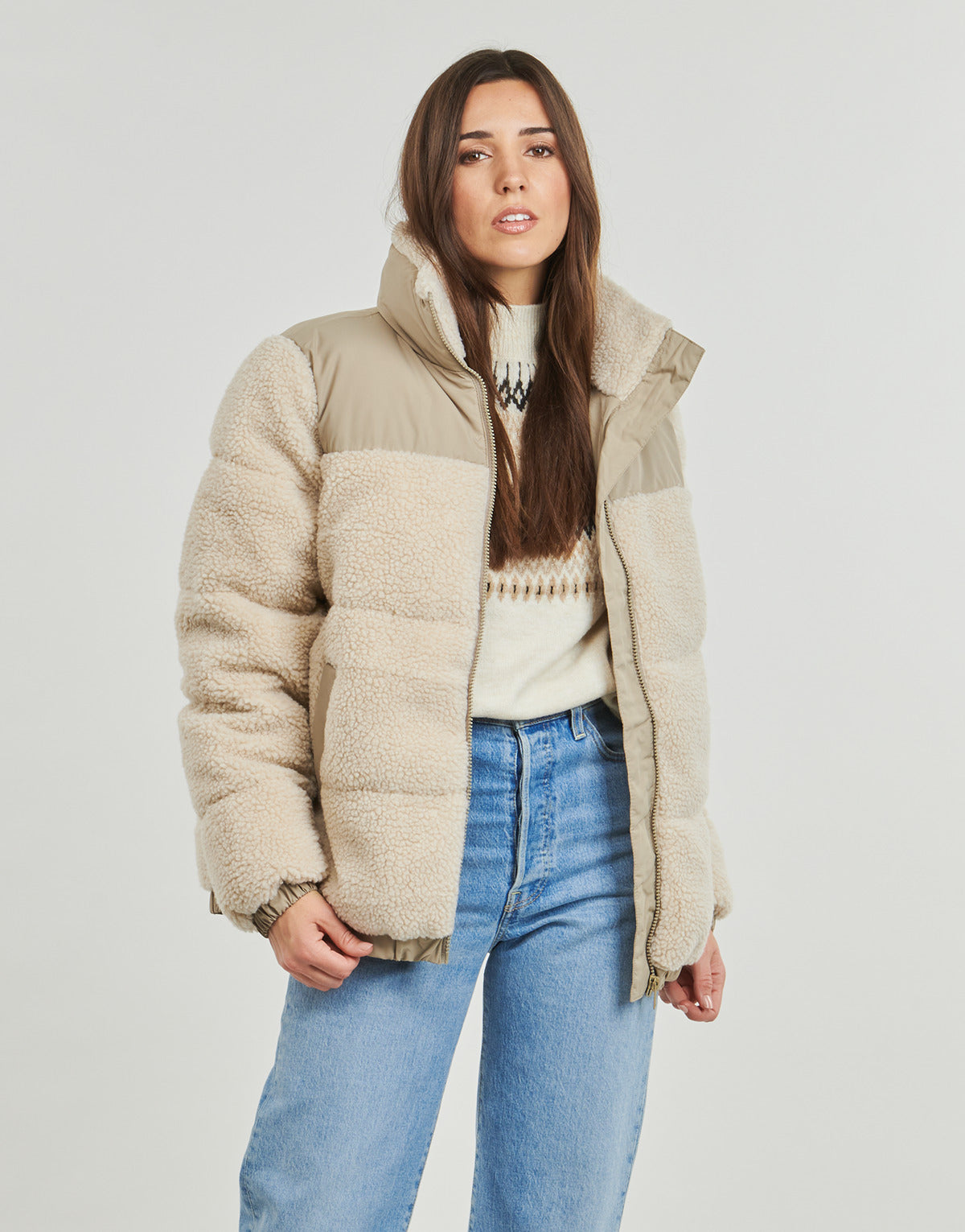 Mantella Donna Noisy May NMCHERIE Beige