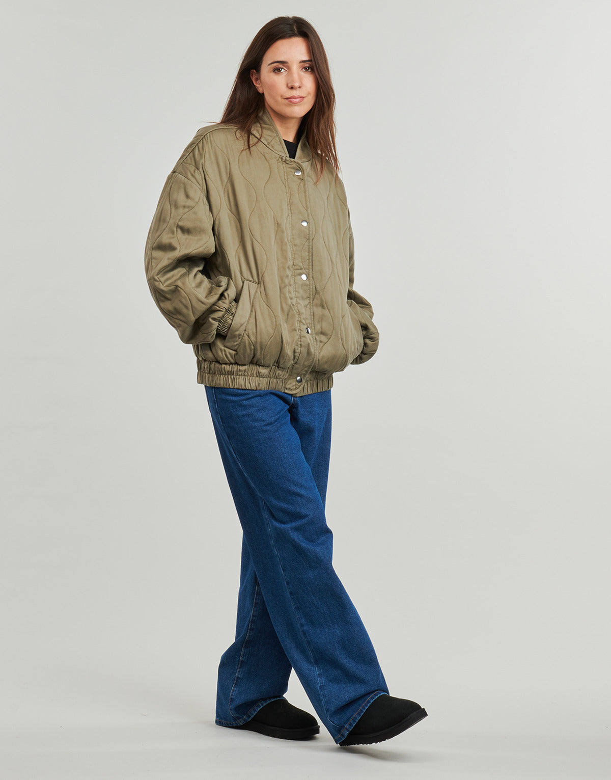 Giubbotto Donna Noisy May NMDAZZEL Kaki