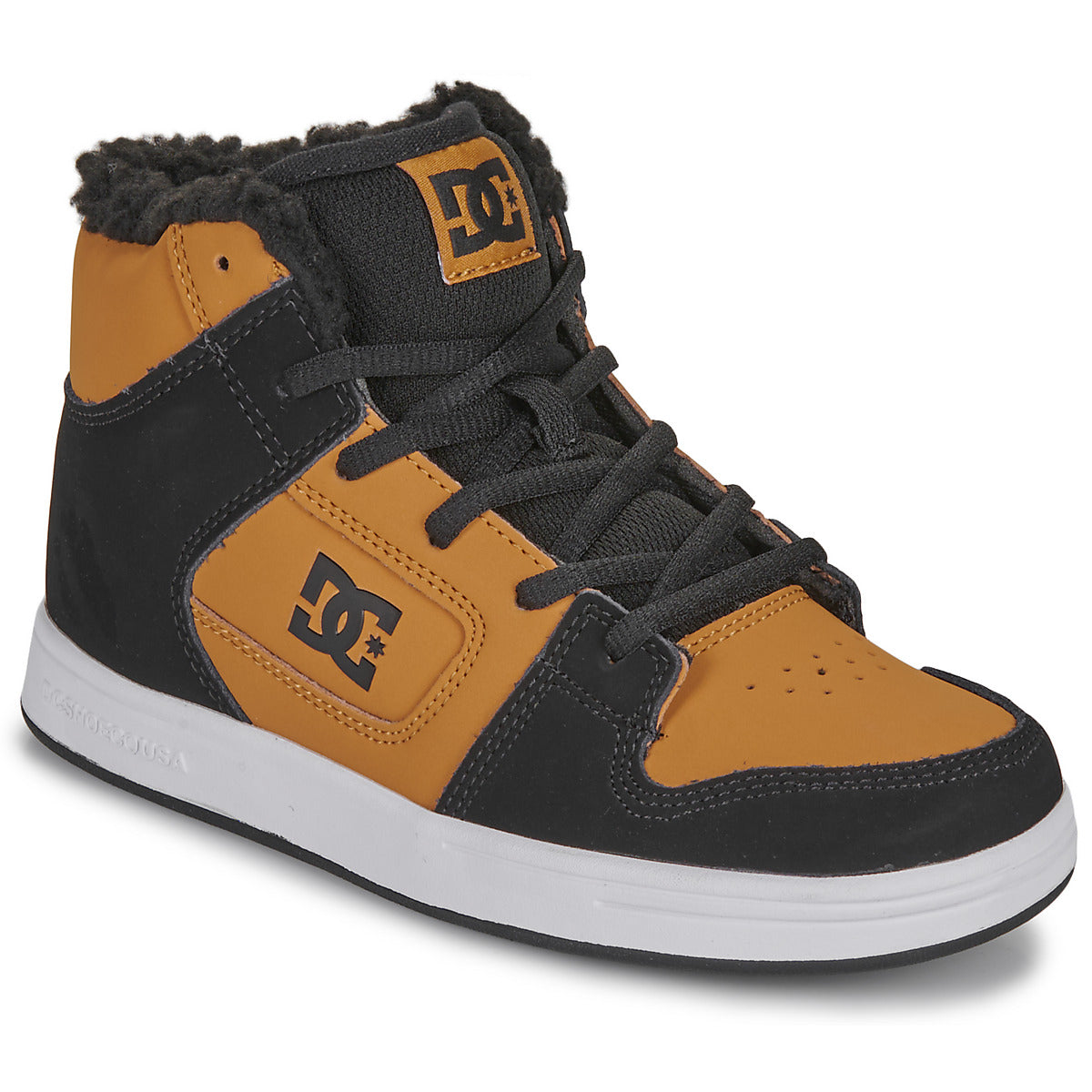 Scarpe bambini ragazzo DC Shoes  MANTECA 4 HI WR  Marrone