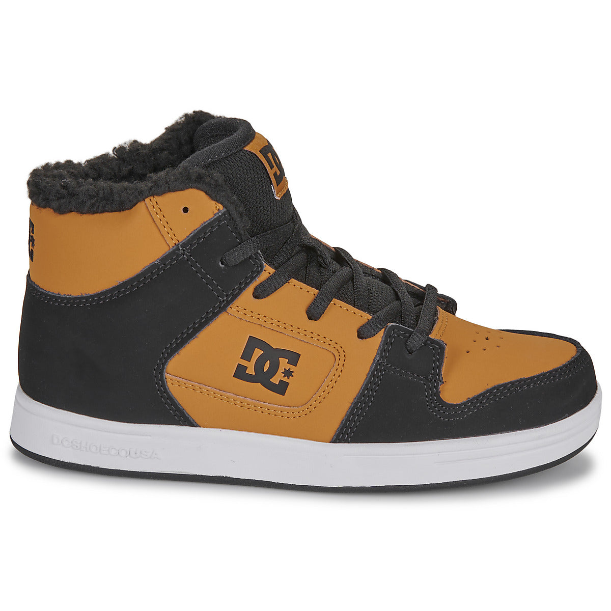 Scarpe bambini ragazzo DC Shoes  MANTECA 4 HI WR  Marrone