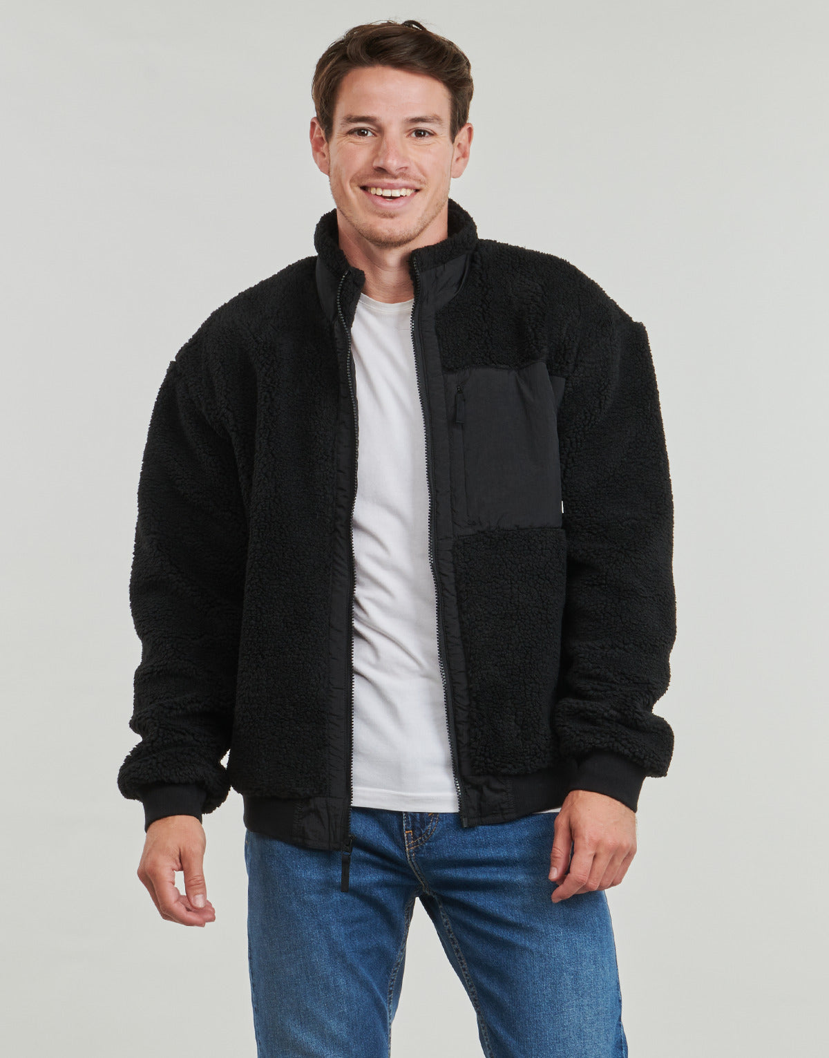 Felpa Uomo Element OAK SHERPA Nero