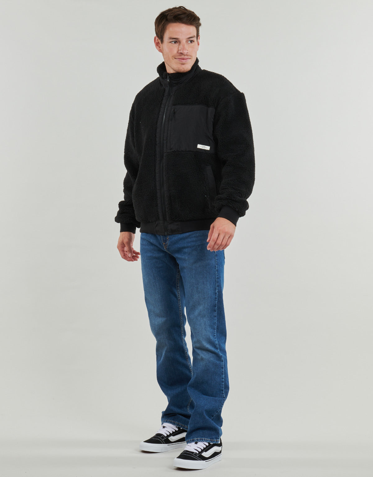 Felpa Uomo Element OAK SHERPA Nero