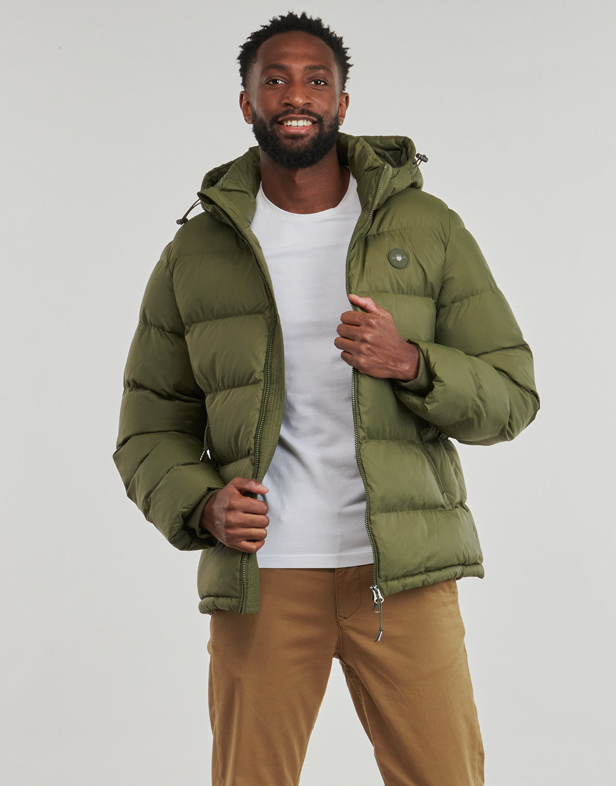 Piumino Uomo Gant ACTIVE CLOUD JACKET Kaki