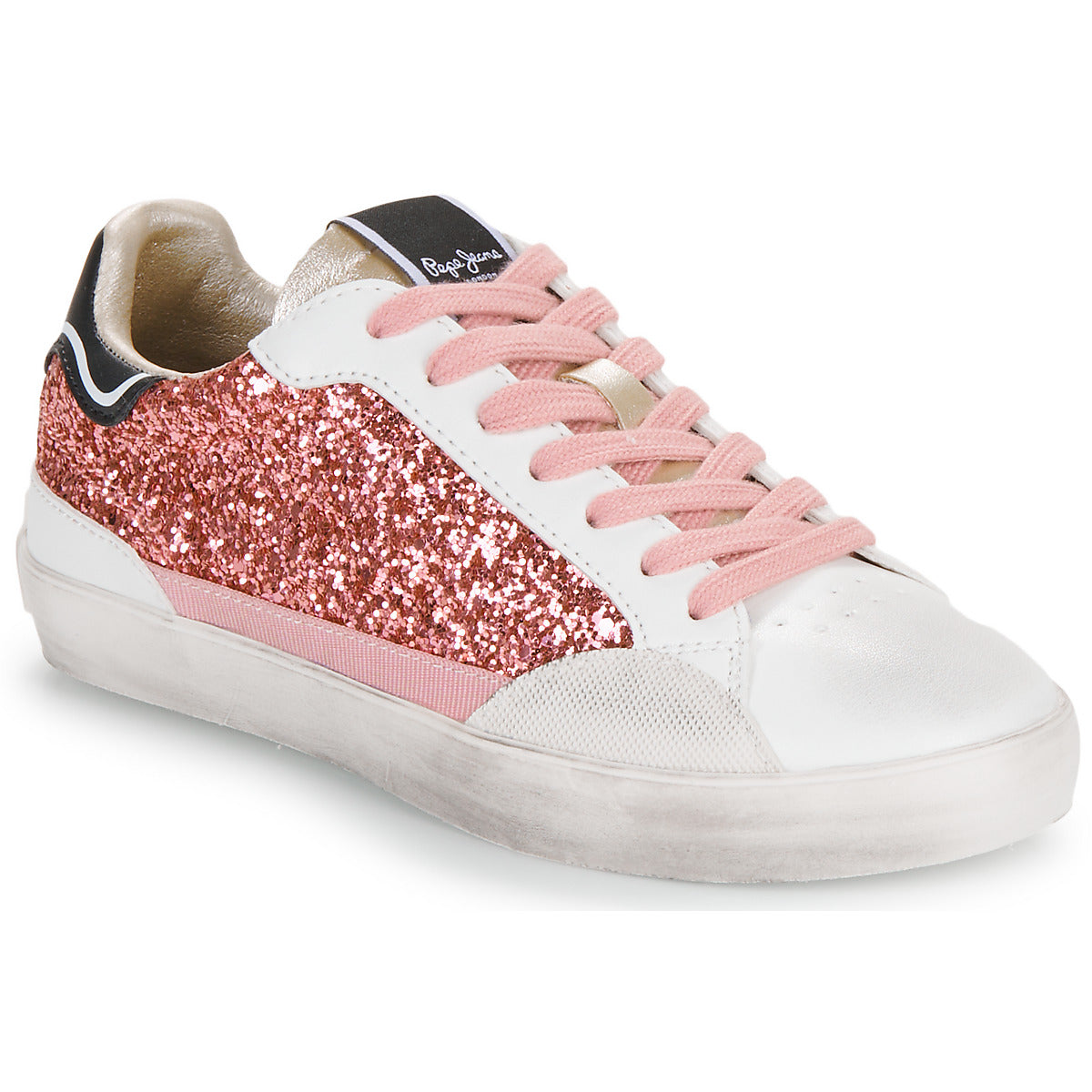 Scarpe bambini ragazza Pepe jeans  LANE GLITTER G  Bianco