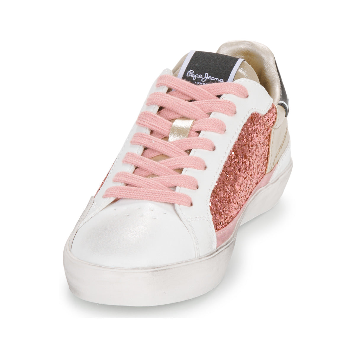 Scarpe bambini ragazza Pepe jeans  LANE GLITTER G  Bianco