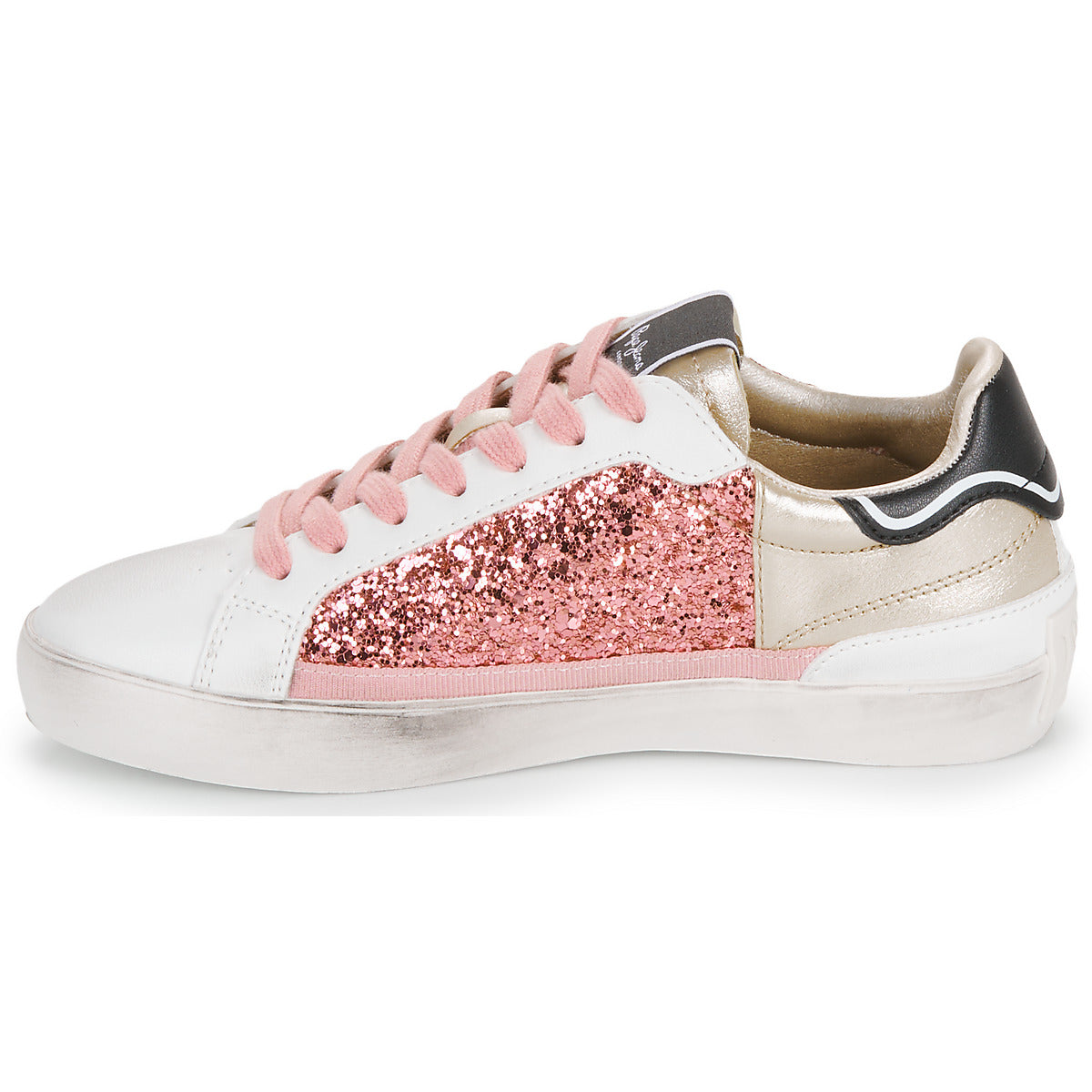 Scarpe bambini ragazza Pepe jeans  LANE GLITTER G  Bianco