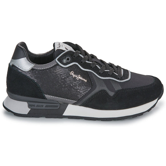 Sneakers basse Donna Pepe jeans BRIT SEQUINS W Nero