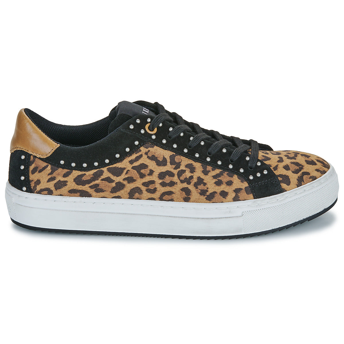 Sneakers basse Donna Ikks SNEAKERS LEOPAR Marrone