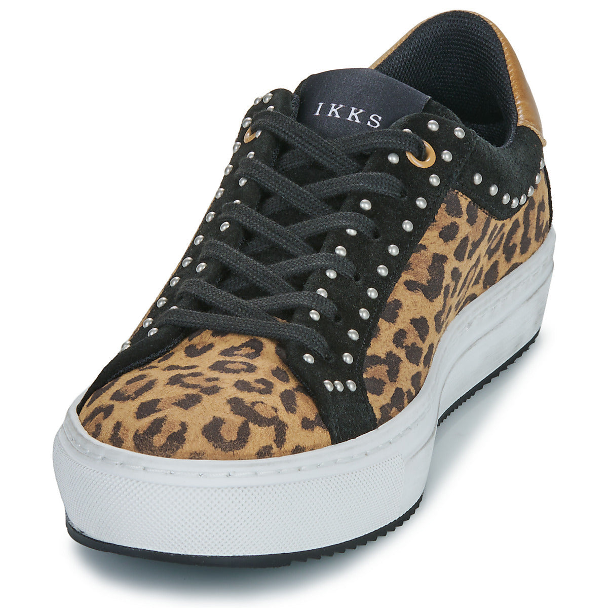 Sneakers basse Donna Ikks SNEAKERS LEOPAR Marrone