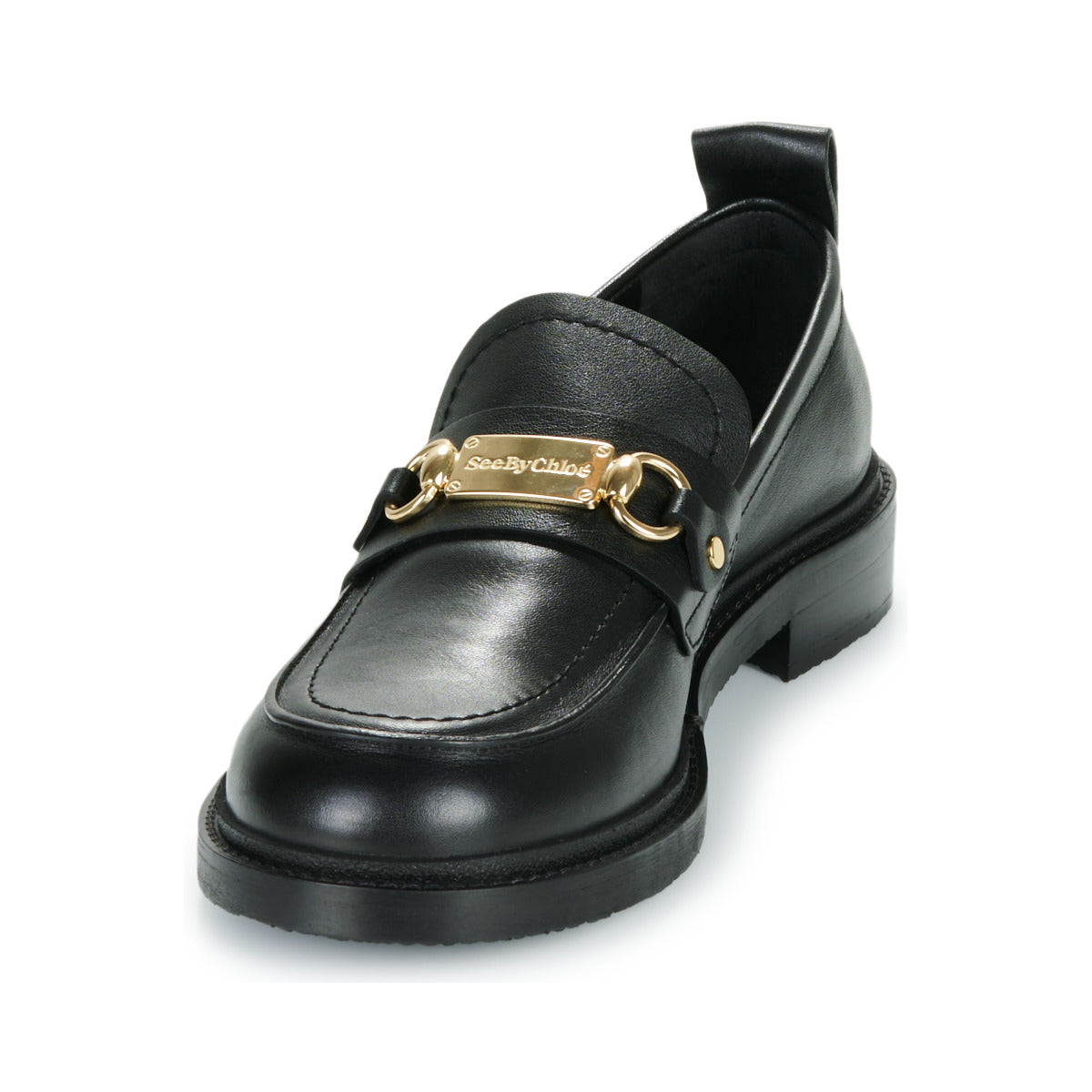 Scarpe Donna See by Chloé  SIGNATURE 1 LOAFER  Nero