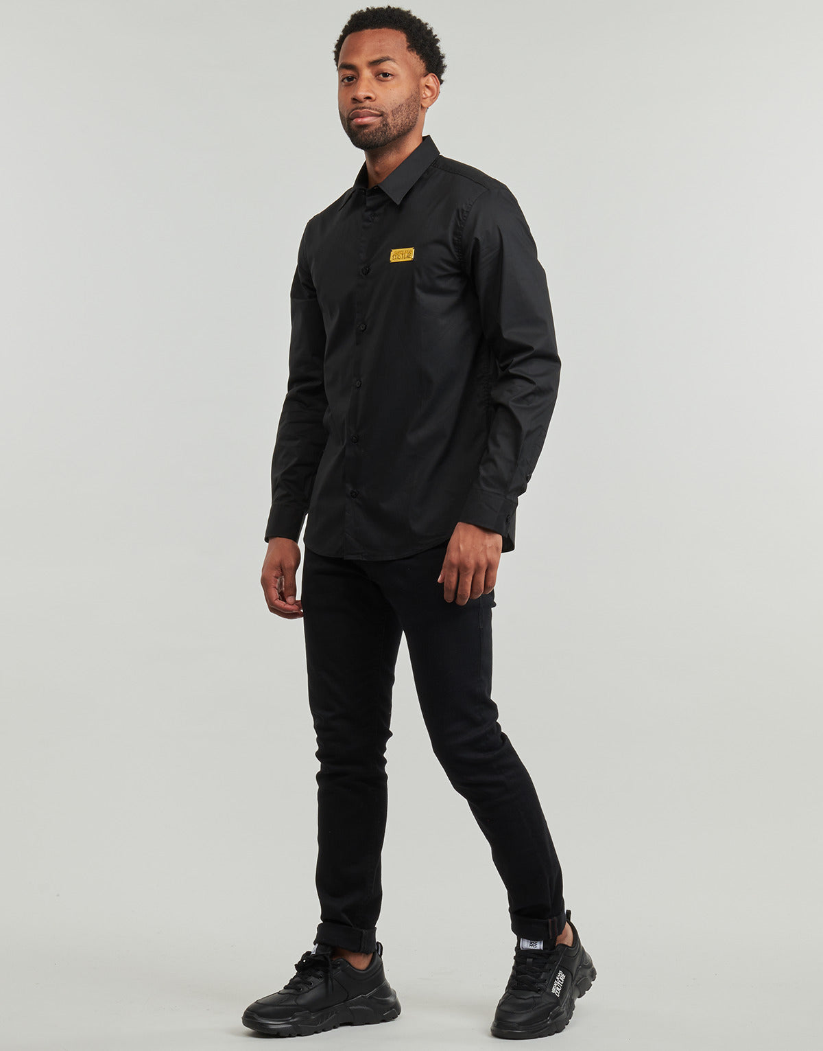 Camicia a maniche lunghe Uomo Versace Jeans Couture CAMICIA77GALYR1 Nero