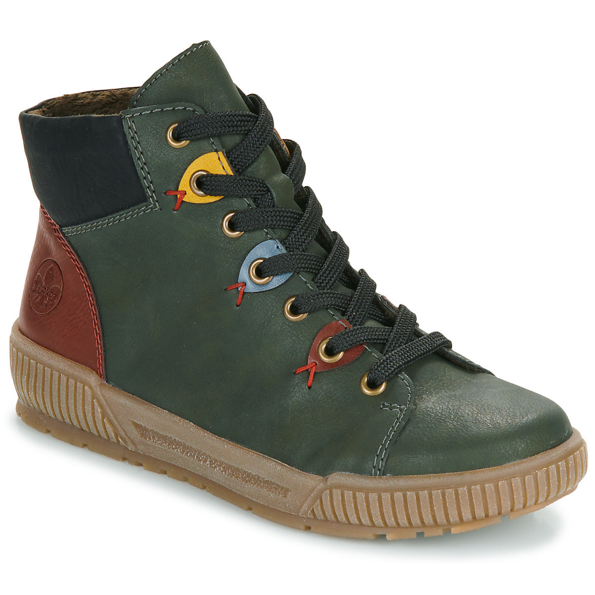 Sneakers alte Donna Rieker OPINELA Verde