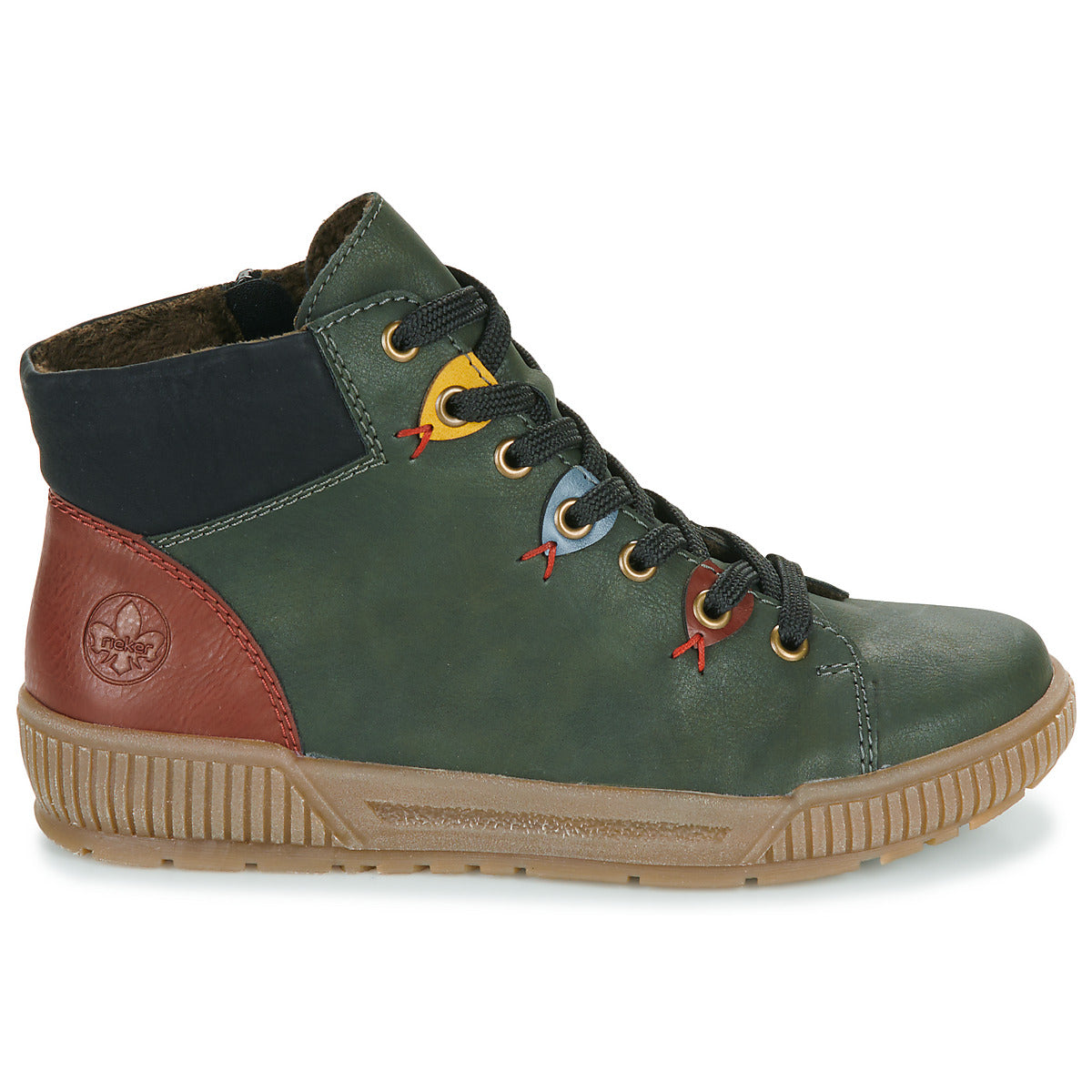 Sneakers alte Donna Rieker OPINELA Verde