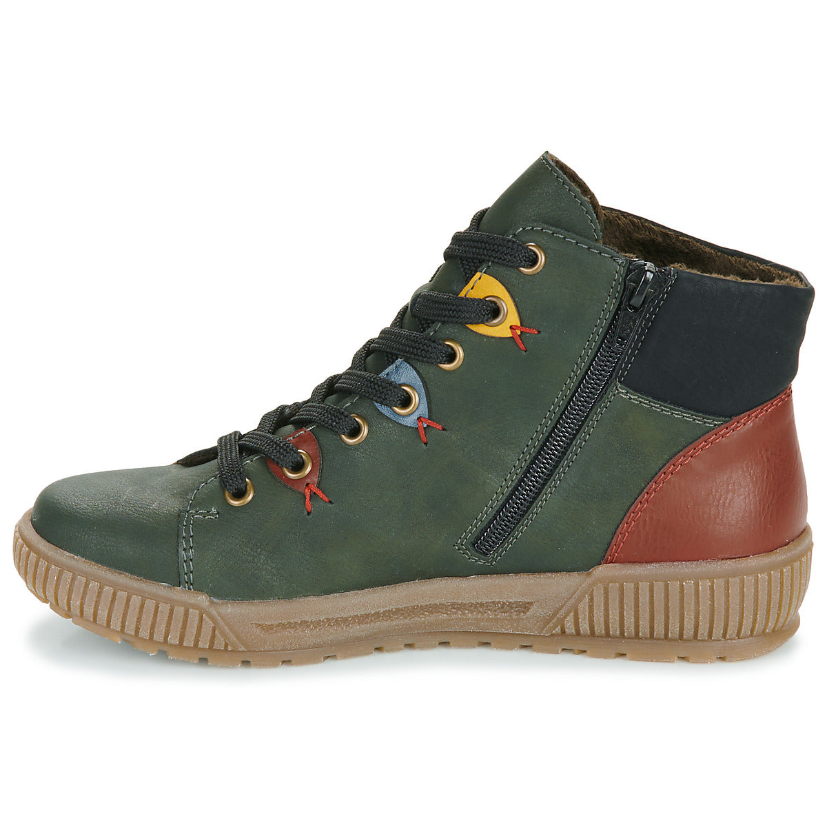 Sneakers alte Donna Rieker OPINELA Verde