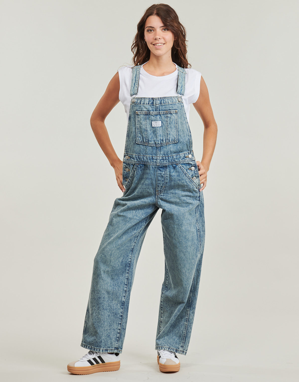 Tute / Jumpsuit Donna Levis  FL BAGGY OVERALL  Blu