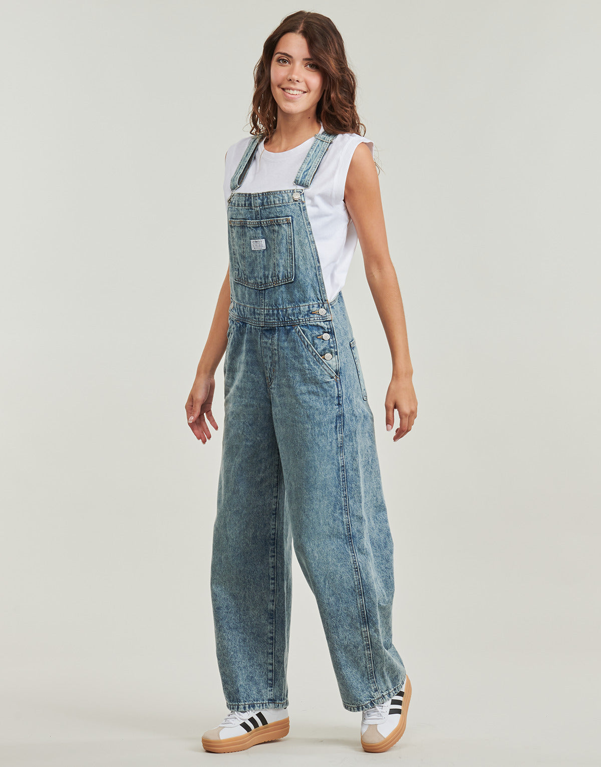 Tute / Jumpsuit Donna Levis  FL BAGGY OVERALL  Blu