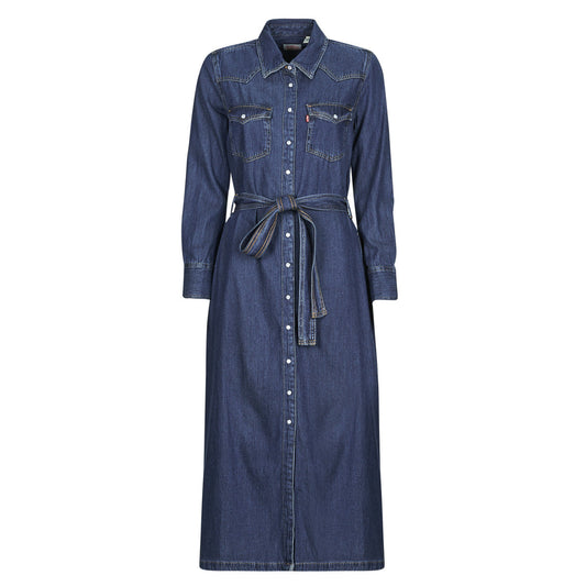 Abito lungo Donna Levis QUINNEY DENIM DRESS Blu