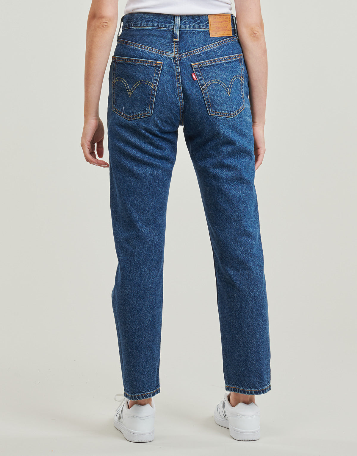 Jeans boyfriend Donna Levis 501® CROP LIGHTWEIGHT Blu