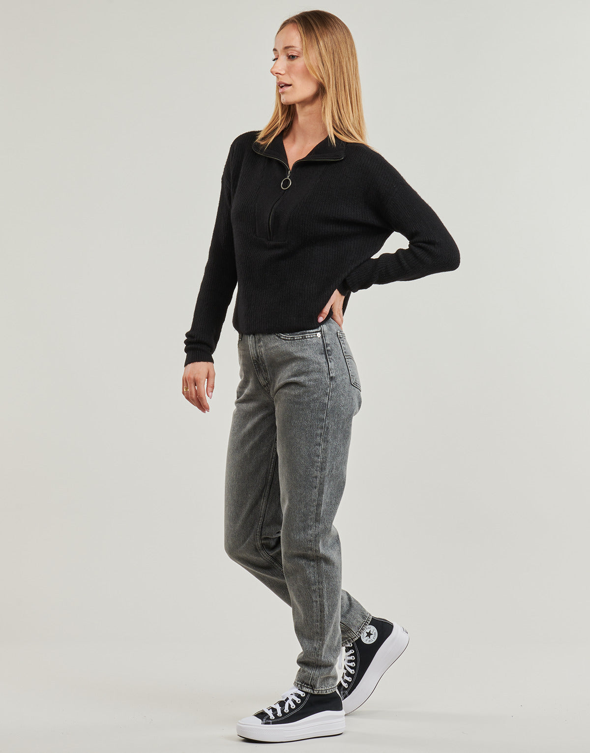 Jeans Mom Donna Levis 80S MOM JEAN Grigio