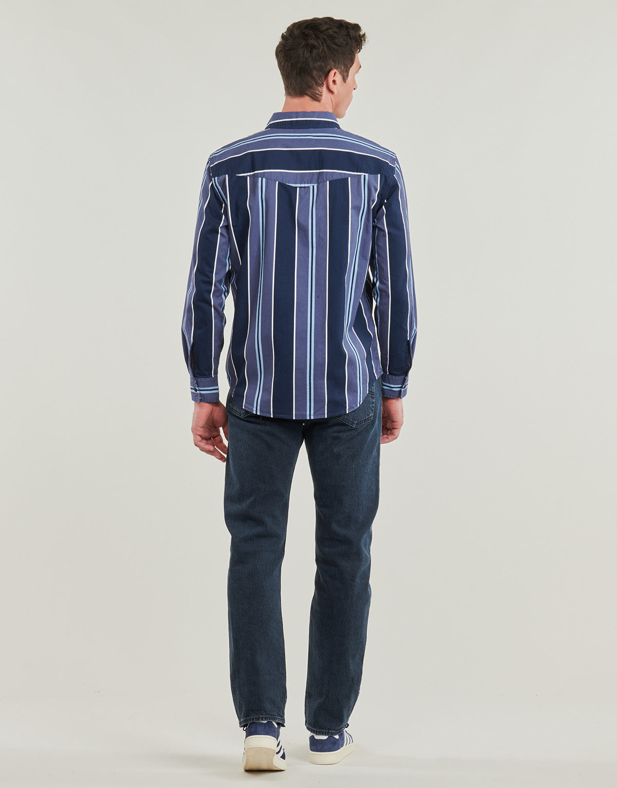 Camicia a maniche lunghe Uomo Levis RELAXED FIT WESTERN Marine