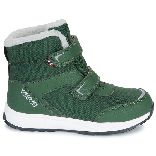 Scarpe bambini ragazzo VIKING FOOTWEAR  EQUIP Warm Waterproof 2V  Verde