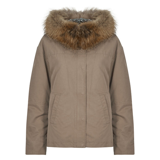 Parka Donna Oakwood SYMA (raccon fur) Beige