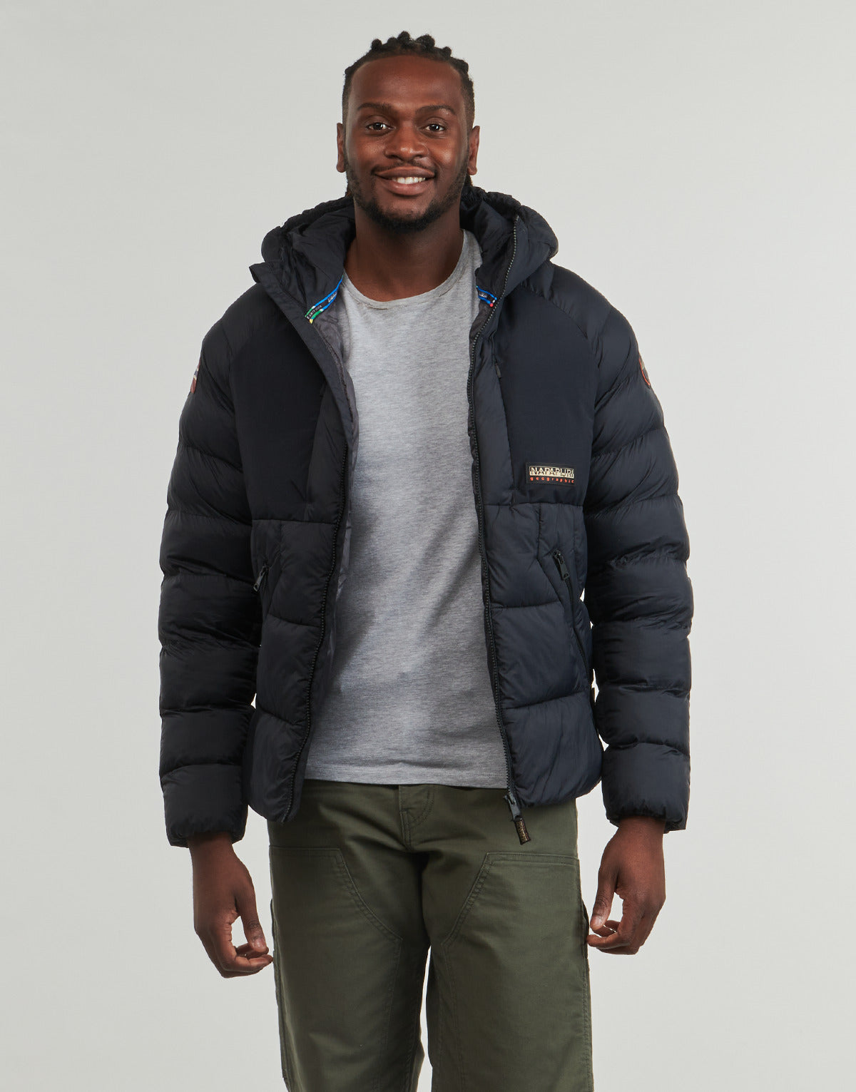 Piumino Uomo Napapijri MOESA PUF Nero