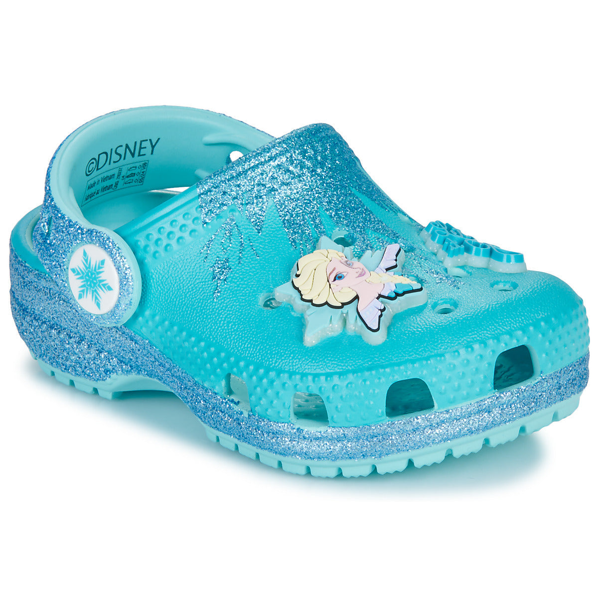 Scarpe bambini ragazza Crocs Frozen Elsa Classic Clog T Blu