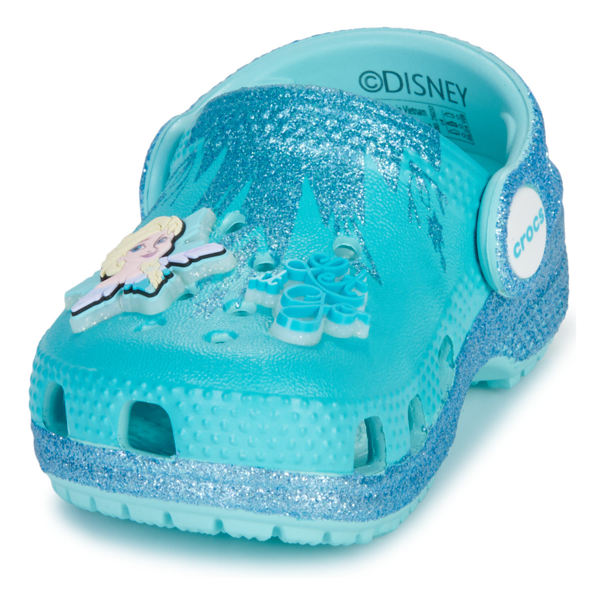 Scarpe bambini ragazza Crocs Frozen Elsa Classic Clog T Blu