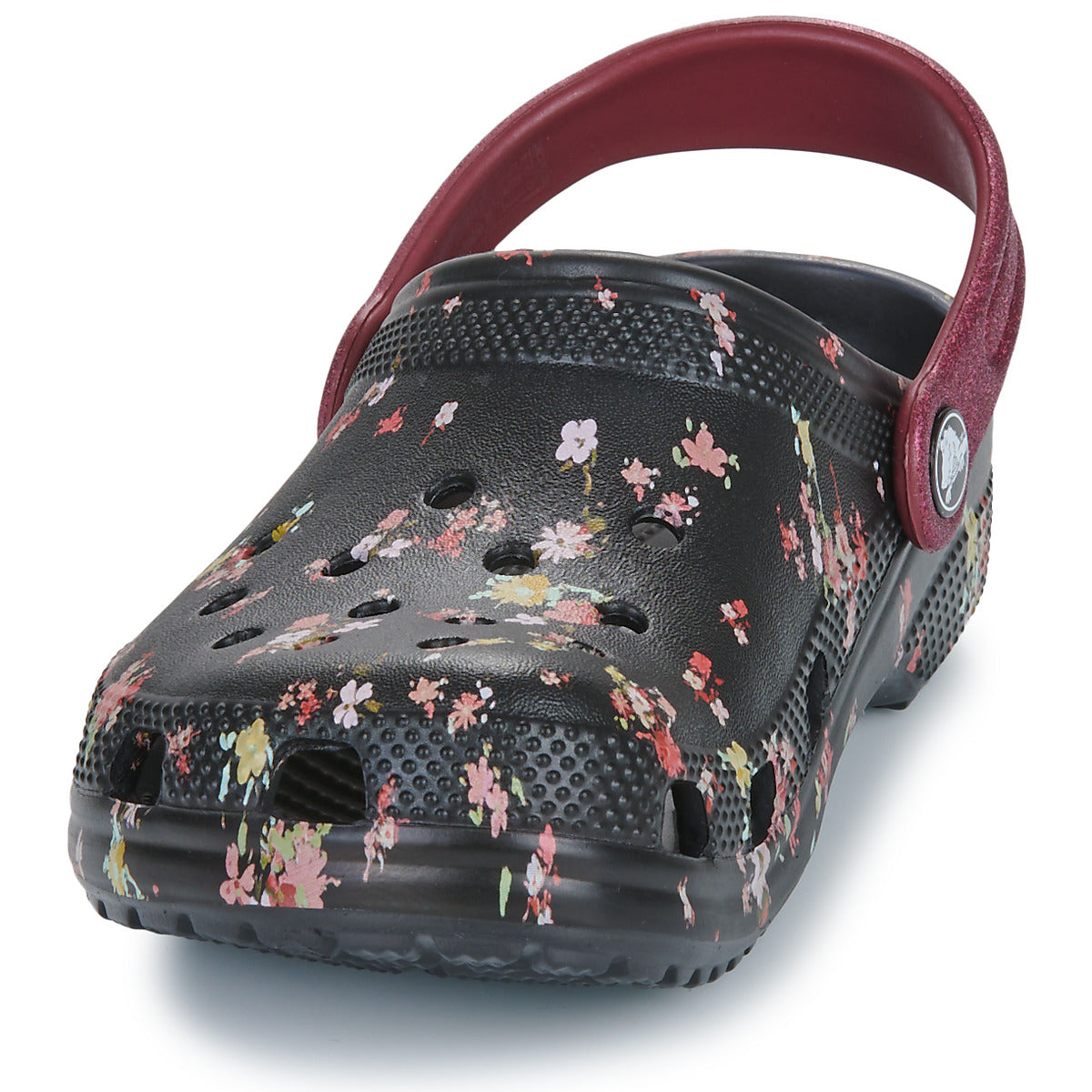 Scarpe bambini ragazza Crocs Classic Ditsy Floral Clog K Nero