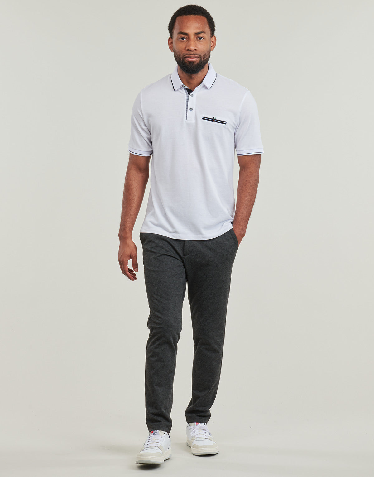 Pantalone Chino Uomo Jack & Jones JPSTMARCO Grigio