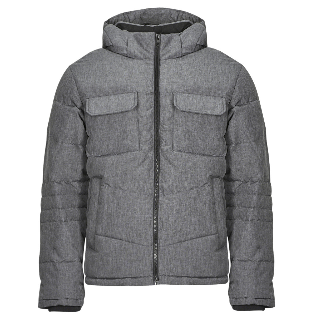 Piumino Uomo Jack & Jones JJBUILD Grigio