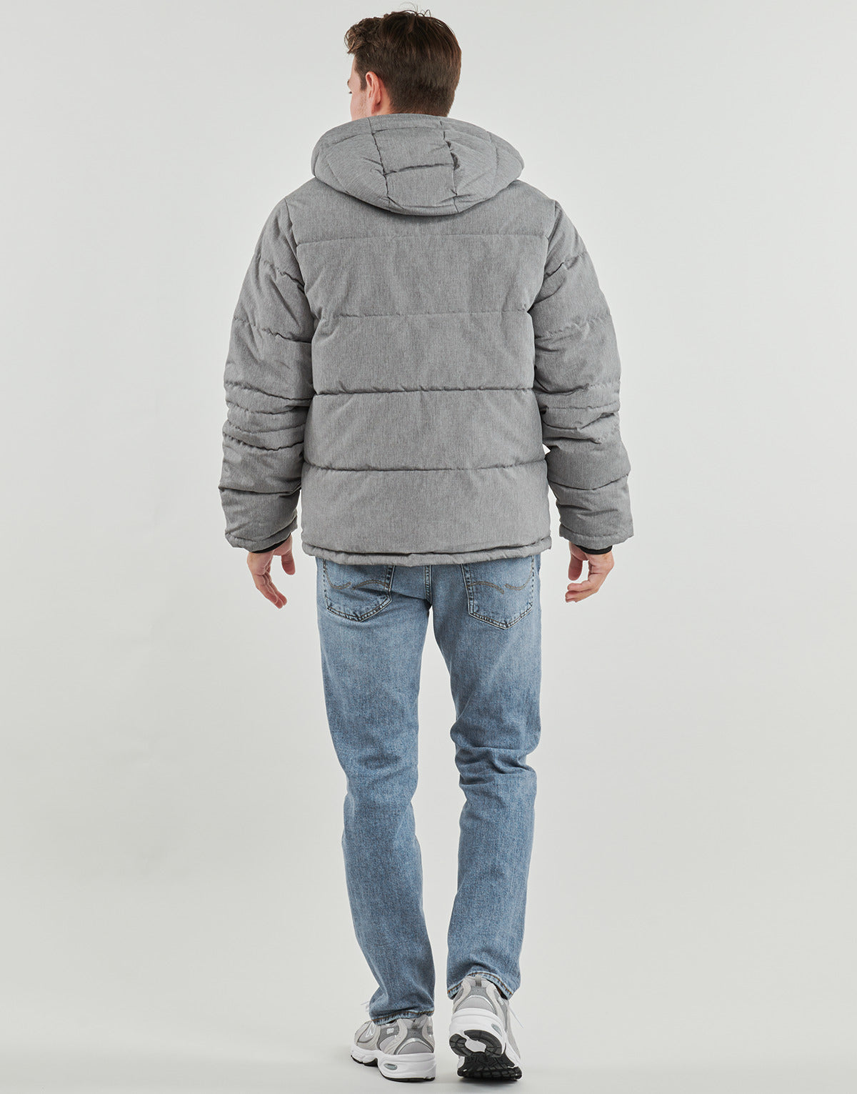 Piumino Uomo Jack & Jones JJBUILD Grigio