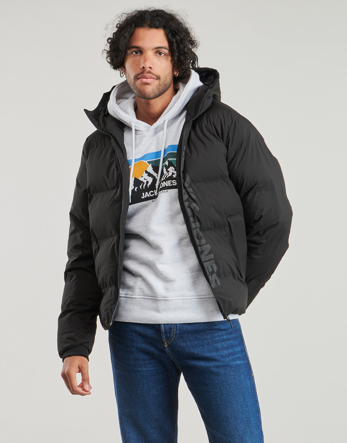 Piumino Uomo Jack & Jones JJPAYNE Nero