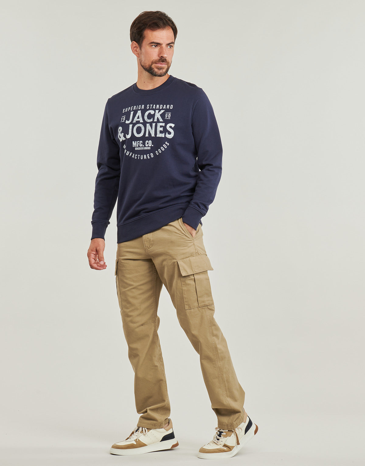 Pantalone Cargo Uomo Jack & Jones JPSTKANE Beige