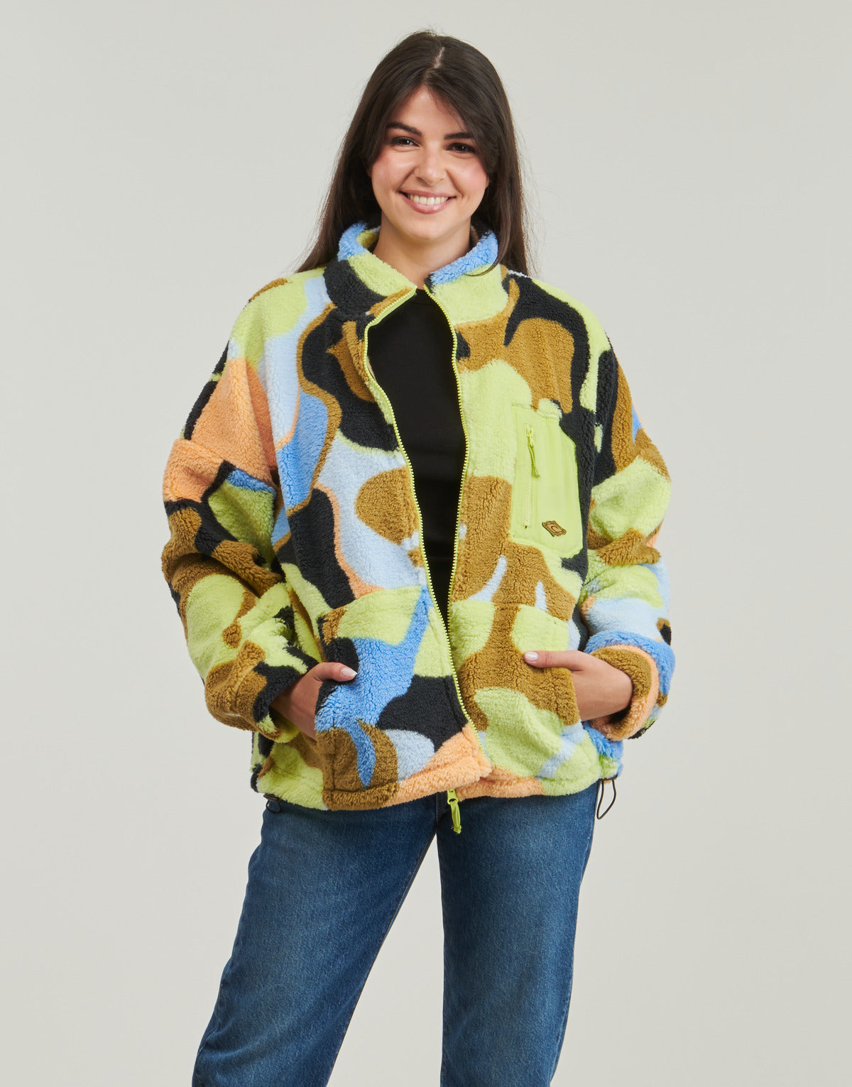 Felpa Donna Rip Curl HIGH TIDE POLAR FLEECE Multicolore