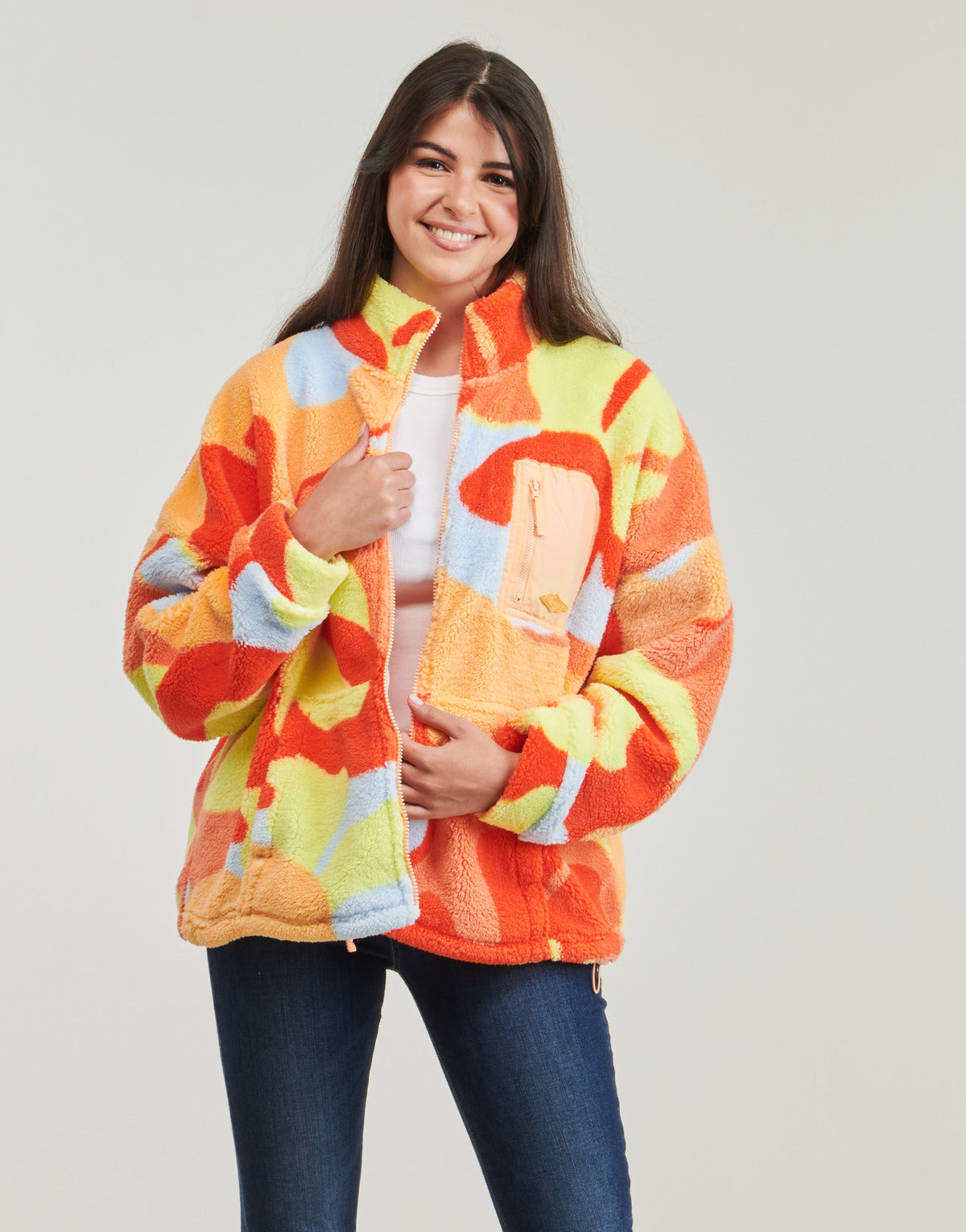 Felpa Donna Rip Curl HIGH TIDE POLAR FLEECE Multicolore