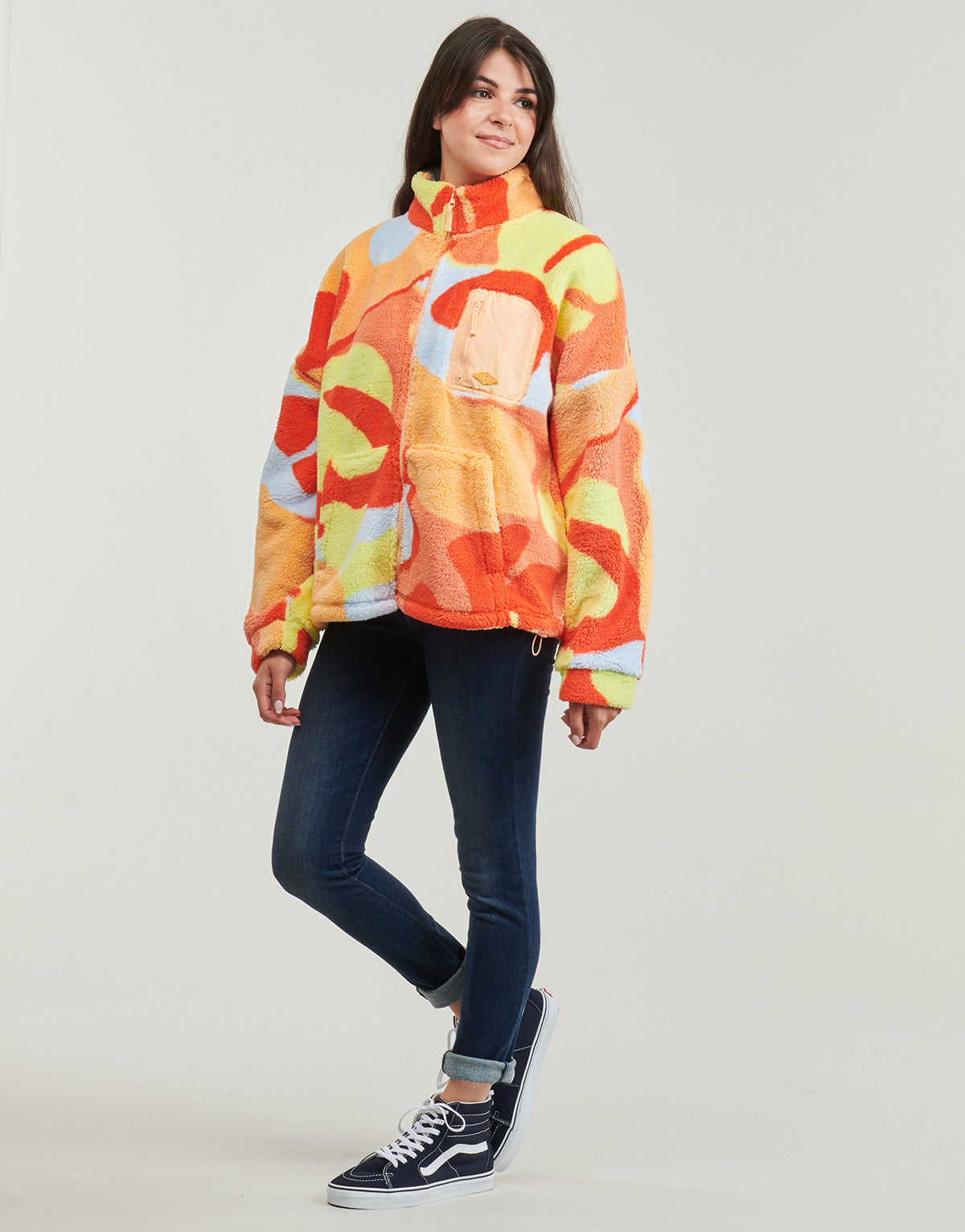 Felpa Donna Rip Curl HIGH TIDE POLAR FLEECE Multicolore