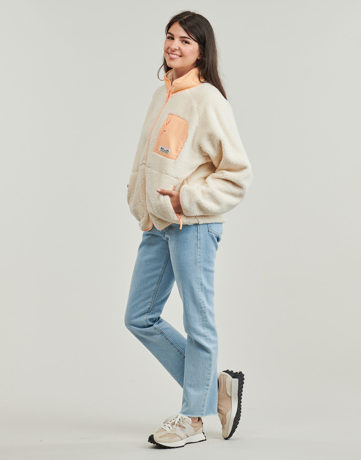 Felpa Donna Rip Curl SHORE BREAK POLAR FLEECE Beige